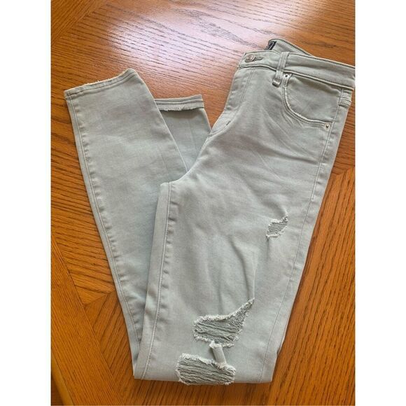 Jaeger Mint Green Straight Leg Jeans - Picture 6 of 8